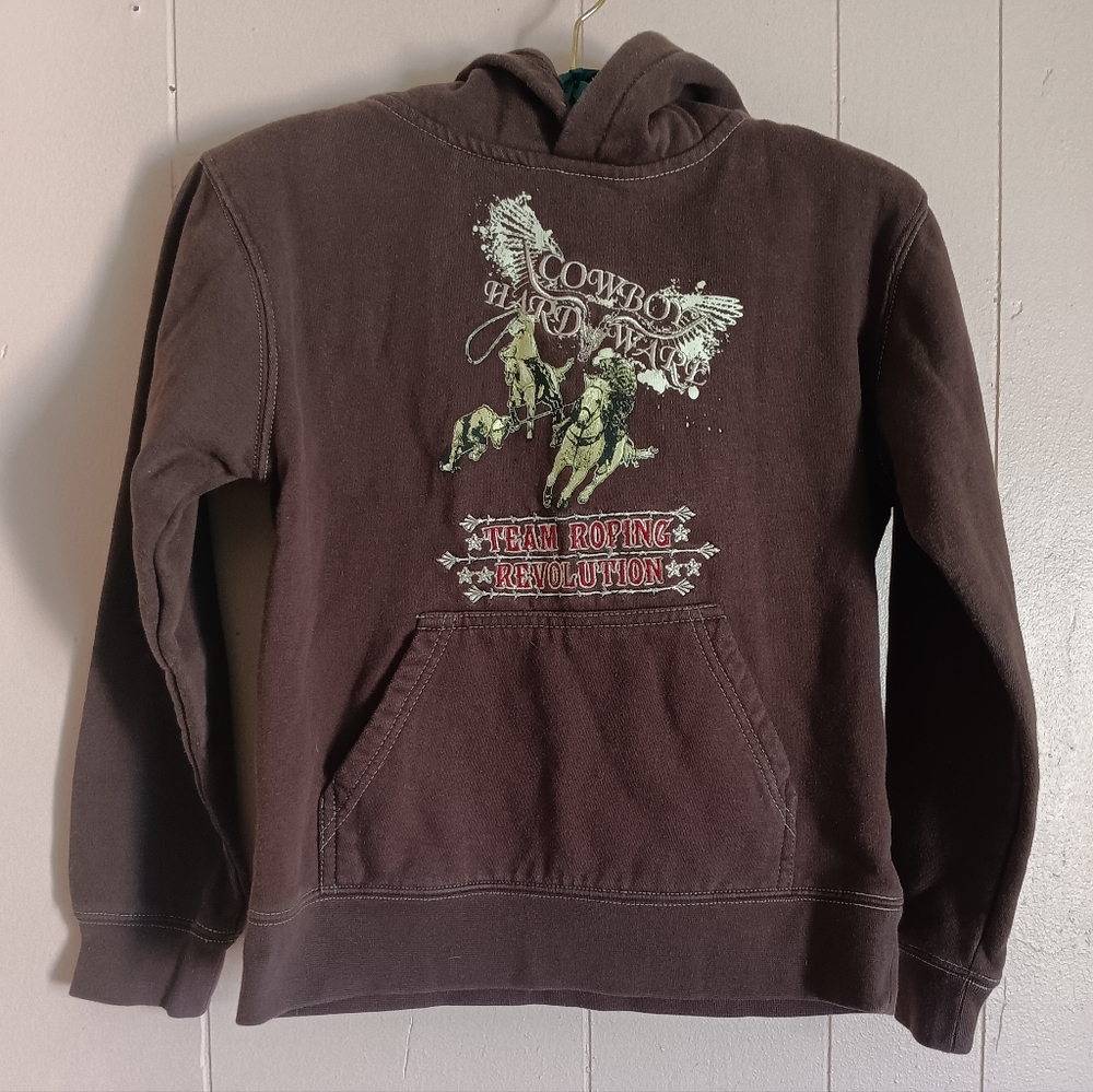 Girls Cowboy Hardware Hoodie Size M